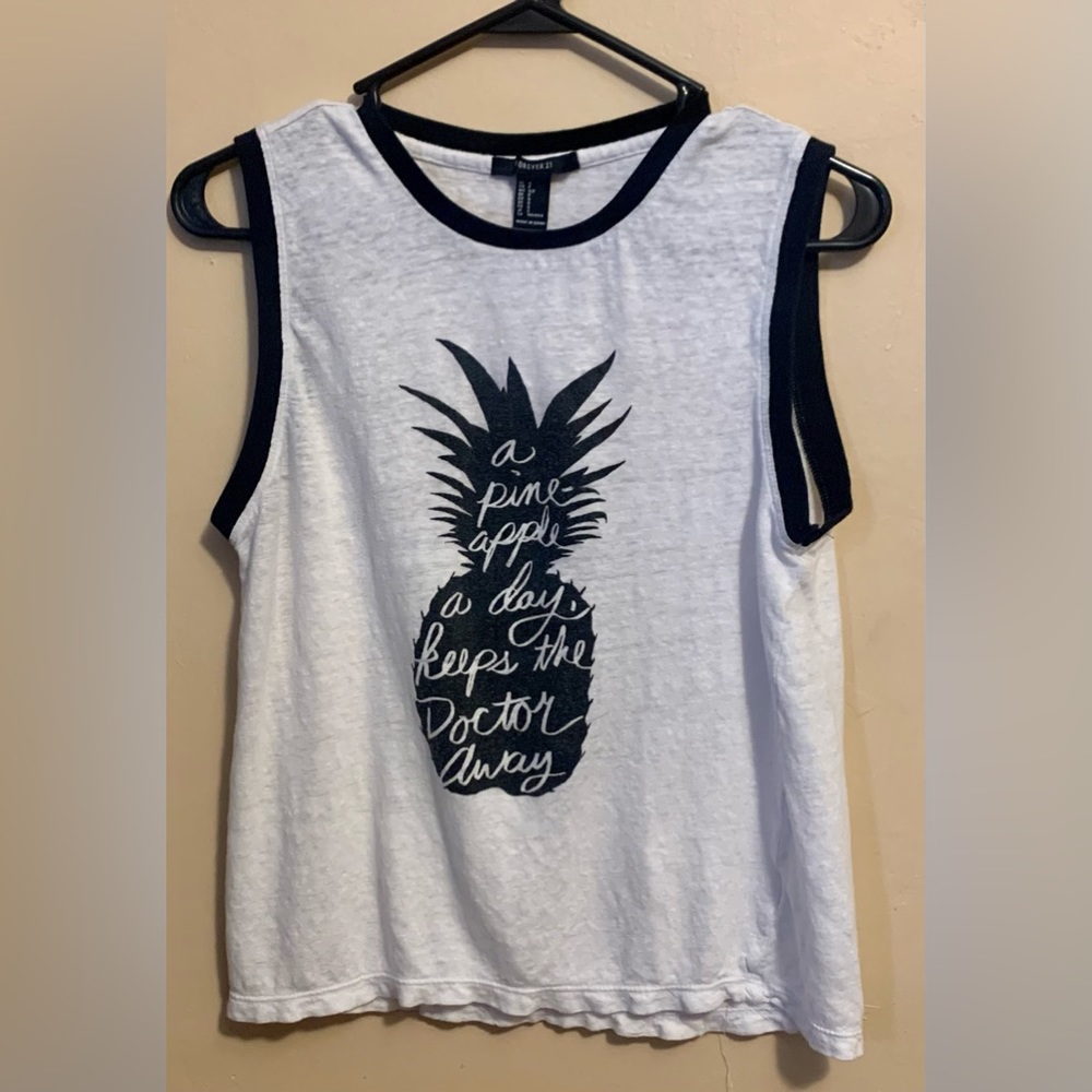 Pineapple Tank Top - Forever21 - Small